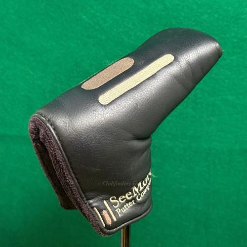 SeeMore Black Model M Mallet Center-Shafted 34" RST Mid-Mallet Putter w/ HC
