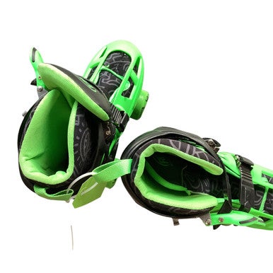 Used RollerDerby SZ 3-6 QUAD SKATES Senior Rec Fitness Skates Green Senior 6 11479-S000401387