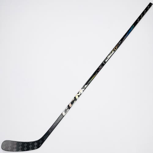 New Custom Black CCM Jetspeed FT7 Pro Hockey Stick-RH-85 Flex-P90-Grip
