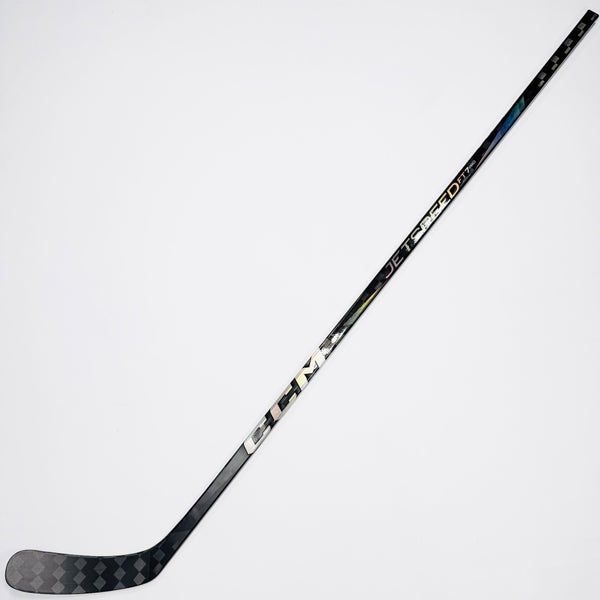New Custom Black CCM Jetspeed FT7 Pro Hockey Stick-RH-85 Flex-P90-Grip