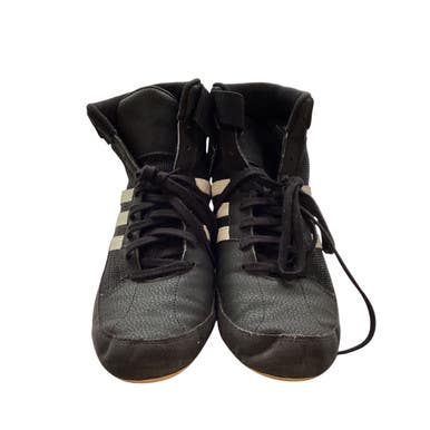 Used Adidas Wrestling Shoes Black Senior 10 11479-S000401343