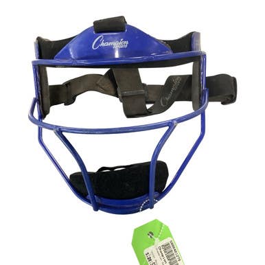 Used Champion Sports FIELDER MASK BB/SB Fielders Mask Royal Blue SM 11479-S000401279