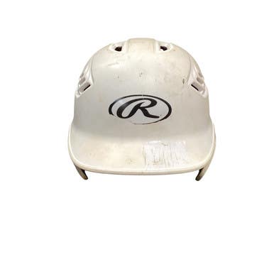 Used Rawlings R16S-REVB Batting Helmet No Mask White L/XL 11479-S000401248