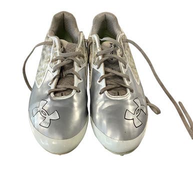 Used Under Armour Adult FB Cleats Grey Senior 11.5 11479-S000401217