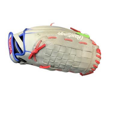 Used Rawlings PLAYER SERIES BB/SB Glove RH Throw Grey 11 1/2" 11479-S000401222