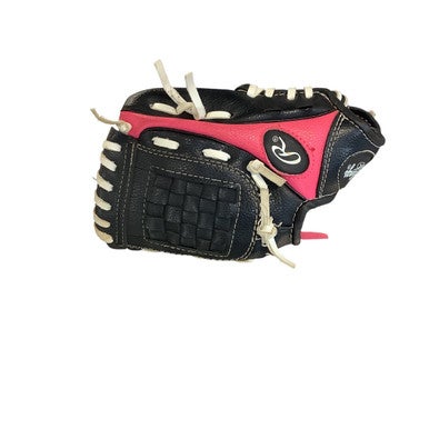 Used Rawlings PLAYER SERIES BB/SB Glove RH Throw Black 9" 11479-S000401216