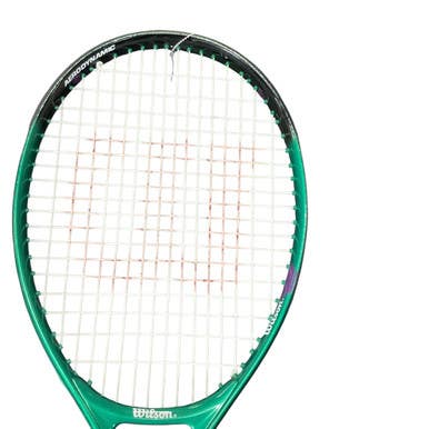 Used Wilson SUPER HI BEAM Adult Tennis Racquet Green 4 1/4" 11479-S000401074