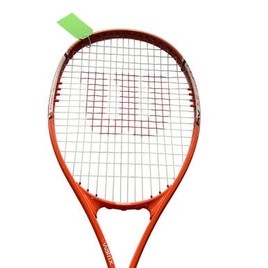 Used Wilson FUSION XL Adult Tennis Racquet Orange 4 3/8" 11479-S000400983
