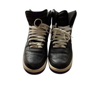 Used Nike AIR FORCE 1 HIGH Basketball Shoes M Black And Purple Senior 13 11479-S000400932