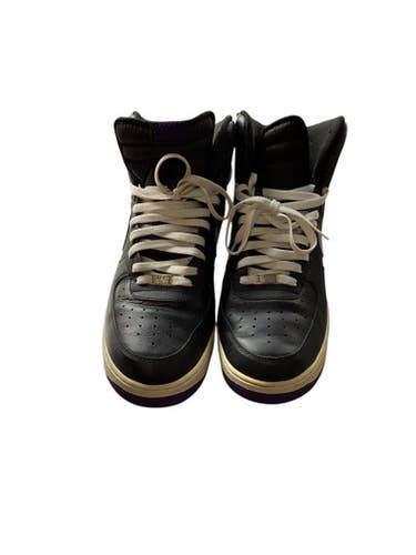 Used Nike AIR FORCE 1 HIGH Basketball Shoes M Black And Purple Senior 13 11479-S000400932