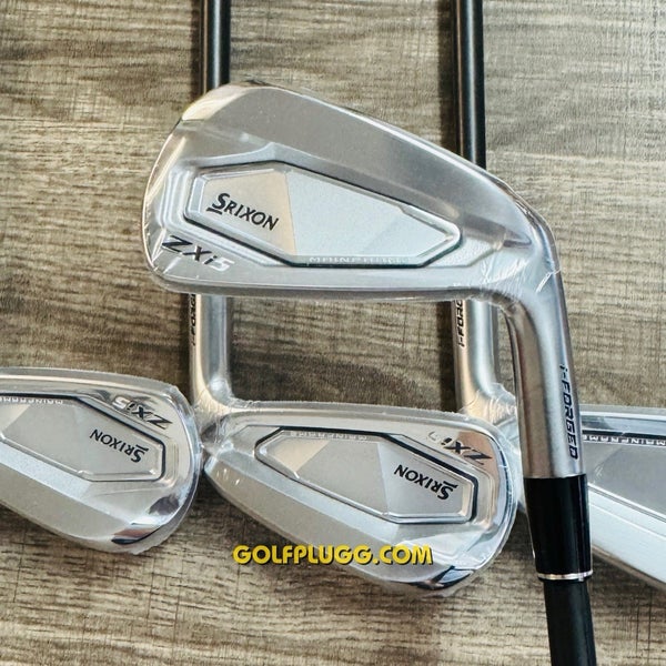 New- 2025 Srixon ZXi5 Iron Set 4-PW / KBS Steel, Stiff Flex (137)
