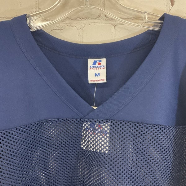Russel Athletic Medium Mesh Jersey Cover Breathable V Neck Open Short Sleeve