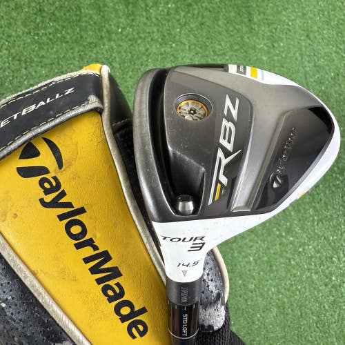 TaylorMade RBZ Stage 2 Tour 3 Fairway Wood 14.5 Stiff Flex Left Handed 43.5