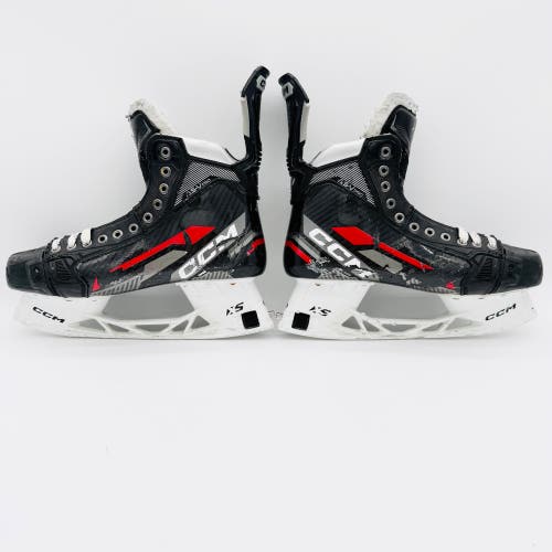 Custom Red CCM Supertacks AS-V Pro Hockey Skates-8.5 D/A-280