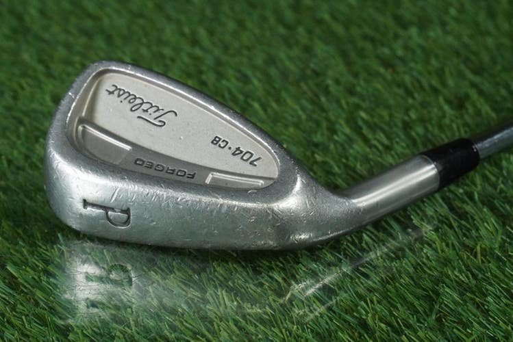 TITLEIST 704CB FORGED PITCHING WEDGE TRUE TEMPER DYNAMIC GOLD STEEL STIFF LH