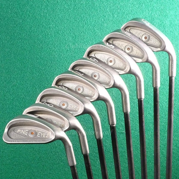 Ping Eye 2 Brown Dot 3-PW Iron Set Factory Karsten Olympic Graphite Stiff