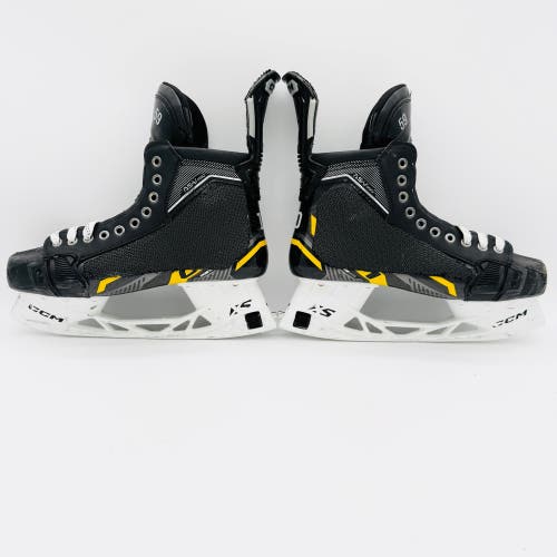 Custom Gold CCM Supertacks AS-V Pro Hockey Skates-9.5 D/A-280