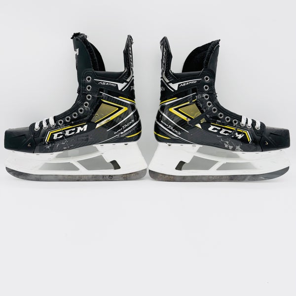 Jason Robertson Custom Gold CCM Supertacks AS3 Pro Hockey Skates- 10.5 D/A-296-LS Fly TI