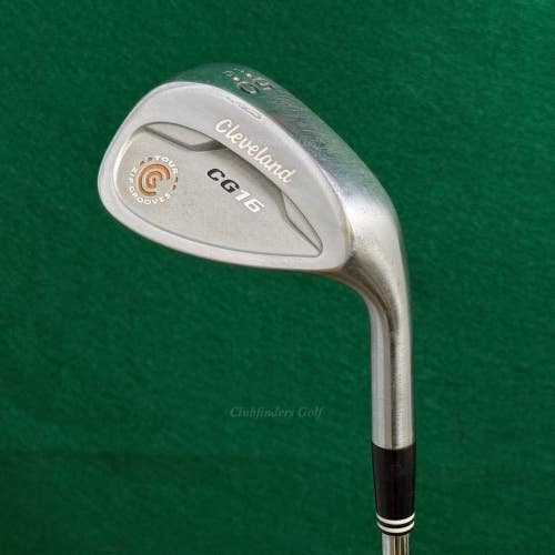 Cleveland CG16 Satin Chrome 50-10 50 Gap Wedge Stepped Steel Wedge Flex