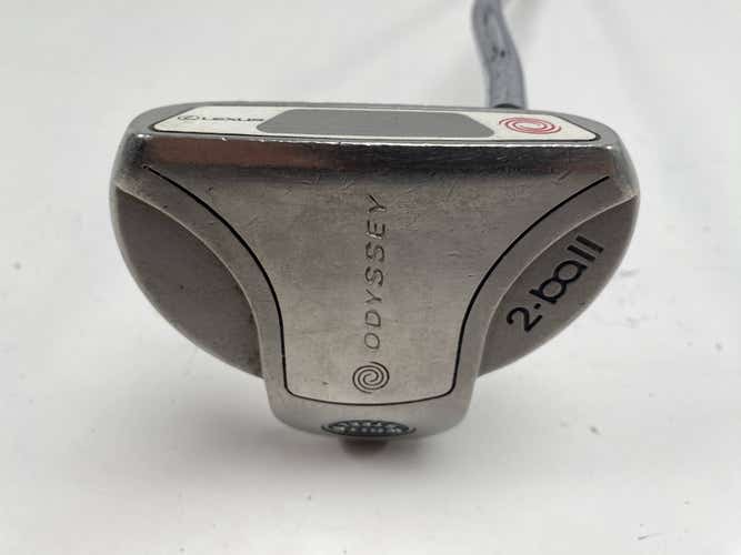 Odyssey White Steel 2-Ball Putter 34" Mens RH