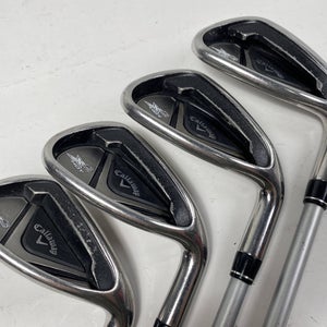 Callaway X2 Hot Iron Set 8-PW+AW X2 Hot Ladies Graphite RH Undersize Grips
