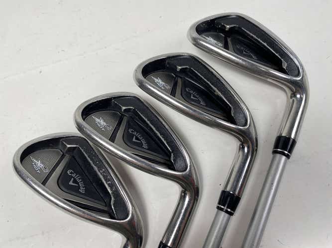 Callaway X2 Hot Iron Set 8-PW+AW X2 Hot Ladies Graphite RH Undersize Grips