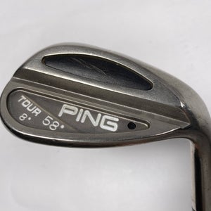 Ping Tour Lob Wedge LW 58* 8 Bounce Black Dot Stiff Steel Mens RH Midsize Grip