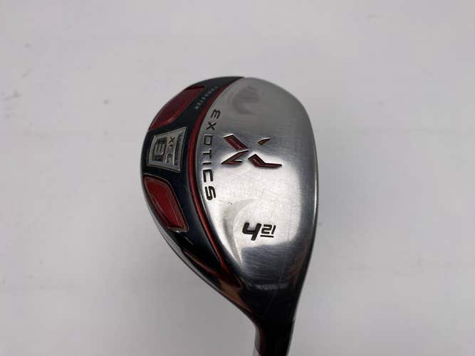 Tour Edge Exotics XCG3 4 Hybrid 21* Fujikura Motore Exotics 75g Stiff RH