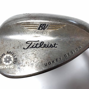 Titleist Vokey Spin Milled SM4 Oil Can Lob Wedge LW 58* 9 Wedge Steel Mens RH