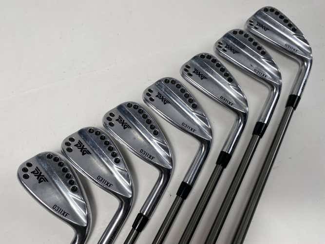 PXG 0311 XF Chrome Iron Set 5-PW+GW AeroTech SteelFiber i80 Regular Graphite RH
