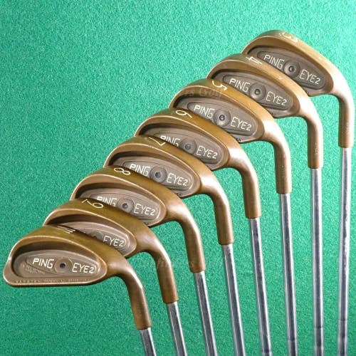 Ping Eye 2 BeCu Copper Black Dot 3-PW Iron Set Karsten Microtaper Steel Stiff