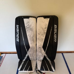 35"  2022 Bauer Supreme 3S Goalie Leg Pads (Used)
