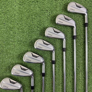2021 Titleist T200 5-PW 48 Iron Set True Temper AMT Red R300 Regular Flex RH