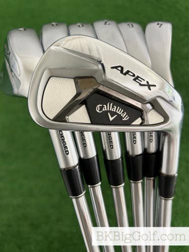 Callaway Apex 21 / Pro Forged Combo Iron Set 4-P / KBS Tour 120 Stiff +1/2