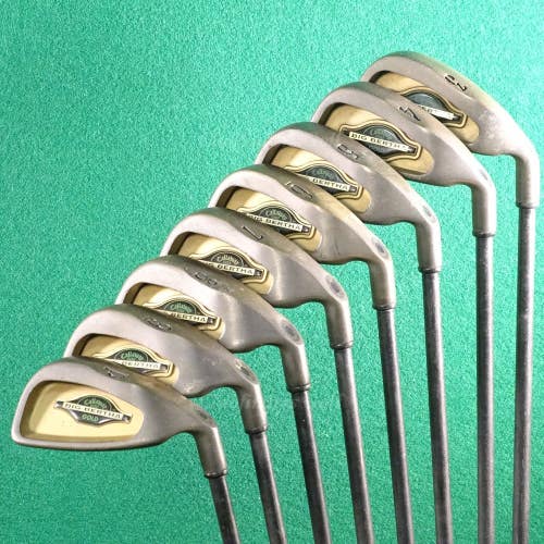 Callaway Big Bertha Gold 1996 3-PW Iron Set Factory RCH 96 Graphite Seniors