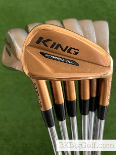 Cobra King Forged Tec Copper Iron Set 4-P / Dynamic Gold 120 Stiff