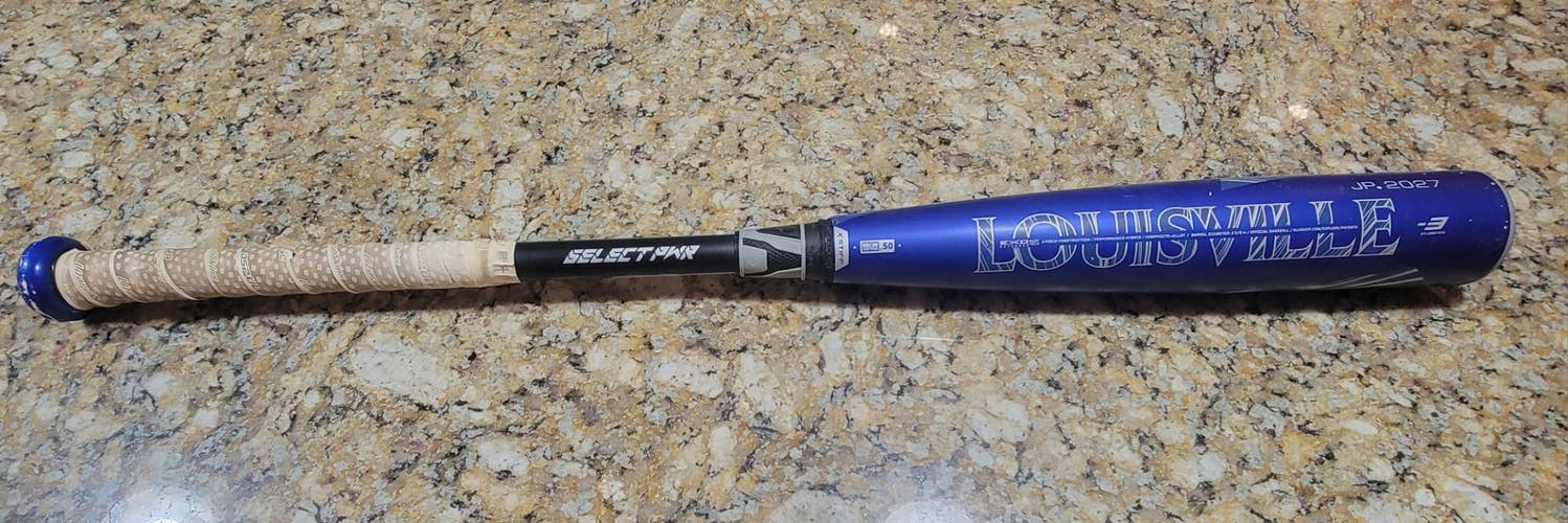 Louisville Slugger Select PWR Composite BBCOR Certified Bat (-3) 29 oz 32" (Used)
