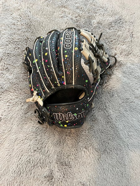 Custom 2023 Wilson A2000 1786 "Polka Splatter" Baseball Glove 11.5" (Used)