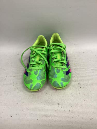 Used Adidas Soccer Cleats Neon Green Junior 01.5 11851-S000036476