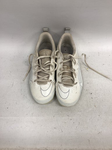 Used Nike LAX Cleats Boys White Junior 02.5 11851-S000036475