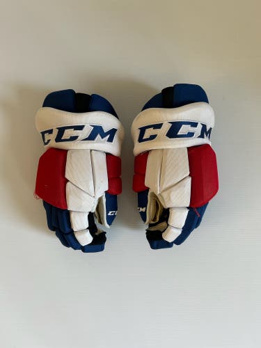 Used Red/White/Blue CCM HGTKPP 15" Pro Stock Gloves