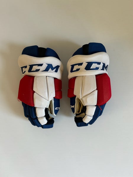 Used Red/White/Blue CCM HGTKPP 15" Pro Stock Gloves