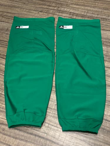 NHL Pro Stock Adidas Hockey Socks Adult XL+ 33” Green
