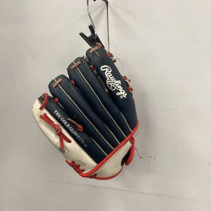 Used Rawlings PLAYERS SERIES BB/SB Glove RH Throw Navy Blue 11" 11851-S000036176