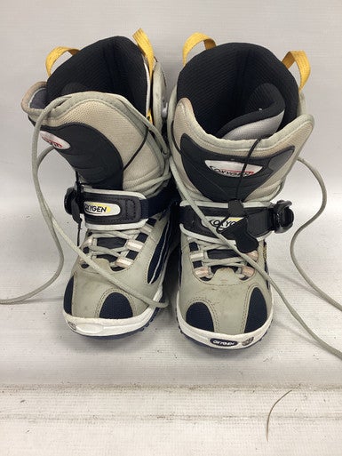 Used OXYGEN CLICK IN STYLE Mens Snowboard Boots Grey Senior 6 11851-S000035437