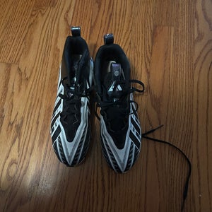 Men's  Size M 8.0 (W 9.0) Adidas Mid Top Molded Cleats (Used)