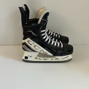 Used White CCM JetSpeed FT6 Pro Hockey Skates Pro Stock Size 8.5 Regular