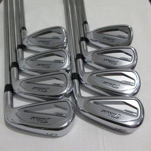 Titleist T350 Iron Set - 5-PW, AW, GW - Fubuki Regular Flex Graphite +0.5" Long