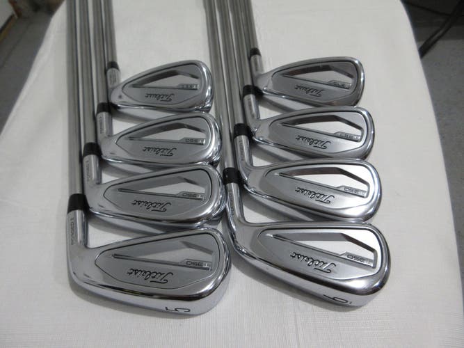 Titleist T350 Iron Set - 5-PW, AW, GW - Fubuki Regular Flex Graphite +0.5" Long