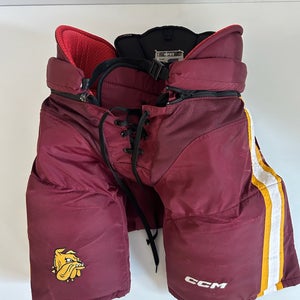Used Maroon Senior Large CCM HP45 Pro Stock Hockey Pants